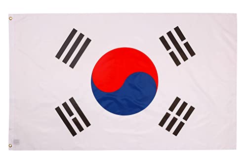 Pheno Flags Bandiera Della Corea Del Sud - Bandiera Sudcoreana 90X150 Cm - Bandiera Nazionale Resistente Alle Intemperie Per Asta Della Bandiera - Pol