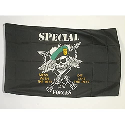 Az Flag Bandiera Stati Uniti Army Forza Speciale 150X90Cm - Bandiera Esercito Americano - Usa 90 X 150 Cm