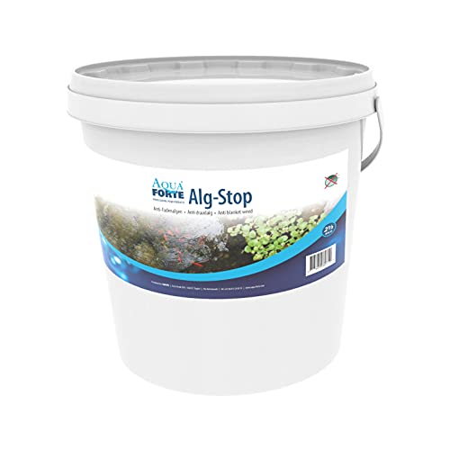 Aquaforte – Anti Alghe Filamentose Medio, Alg Stop Anti Prodotto Anti Alghe 2,5 Kg, Bianco, 21 X 21 X 14,5 Cm, Sc810