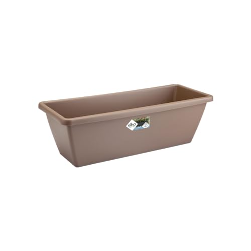 Elho Barcelona Trough Fioriera, Marrone, 40 Cm