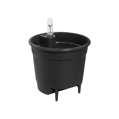 Elho Self-Watering Insert 28 - Accessori Per Interno E Accessori - Ø 27.7 X H 25.5 Cm - Nero/Living Black