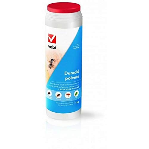 Vebi - Duracid Polvere 500G (Formiche, Pulci, Blatte, Mosche, Zecche)