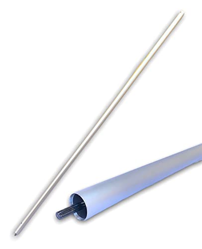 Taniashop Asta Di Ricambio Per Decespugliatore Tosaerba Tubolare 26Mm Completo Di Trasmissione A 9 Righe Lunghezza 150Cm