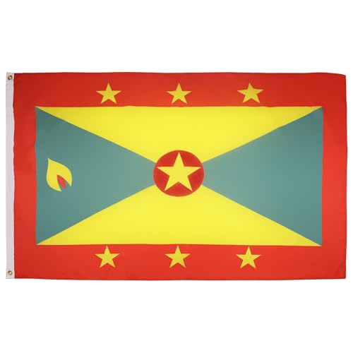 Az Flag Bandiera Grenada 90X60Cm - Bandiera Grenadina 60 X 90 Cm