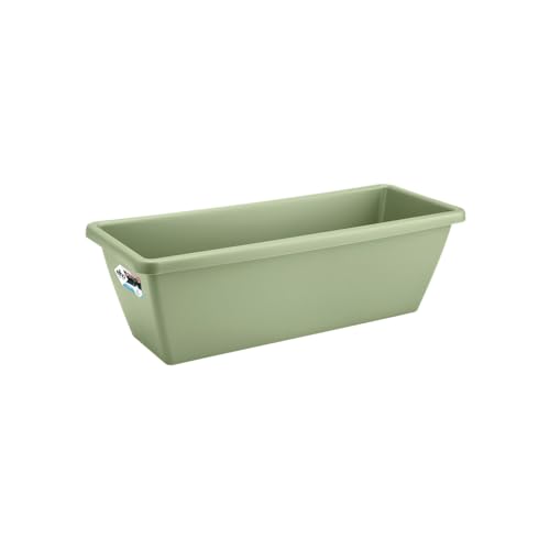 Elho Barcelona Trough 50 - Fioriera - Verde - Balconeesterno - L 19 X W 49.8 X H 16 Cm