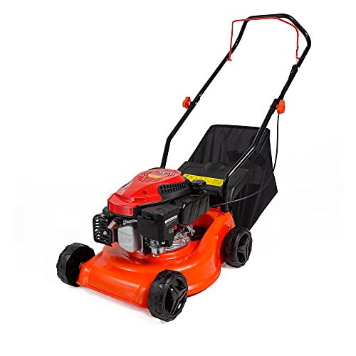 Amc Tagliaerba A Spinta Con Motore A Scoppio Da 144 Cc E 30 Kw, Ampiezza Di Taglio Regolabile Su 7 Livelli, 4 Ruote Livellate Su Unico Piano Per Evita