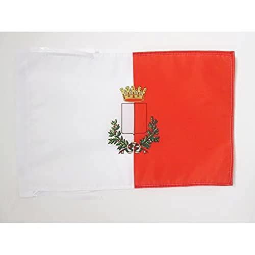 Bandiera Bari 45X30Cm - Bandierina Bari In Puglia 30 X 45 Cm Cordicelle - Az Flag