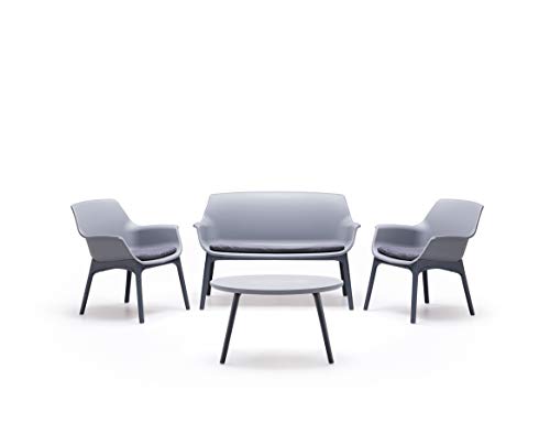 Bica Luxor Lounge Set Grigio/Antracite Giardino