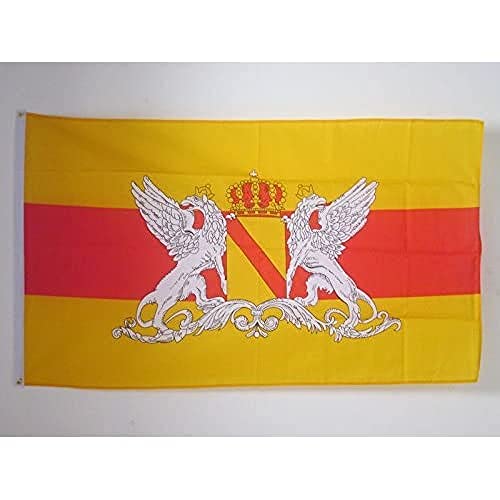 Az Flag Bandiera Granducato Di Baden 1806-1918 150X90Cm - Bandiera Di Baden-Württemberg 90 X 150 Cm