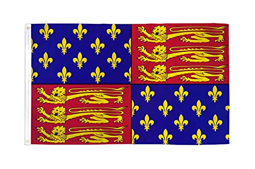 Az Flag Bandiera Re Edoardo Iii D'Inghilterra 150X90Cm - Bandiera Edward Iii Of England 90 X 150 Cm