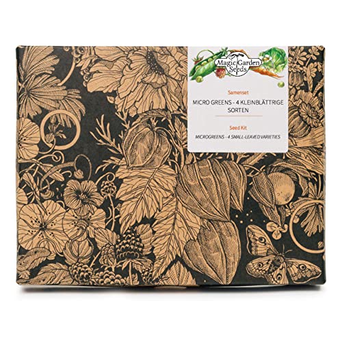 Microgreens - Set Regalo Di Semi Con 5 Lattughe Da Taglio A Foglie Piccole E A Crescita Rapida