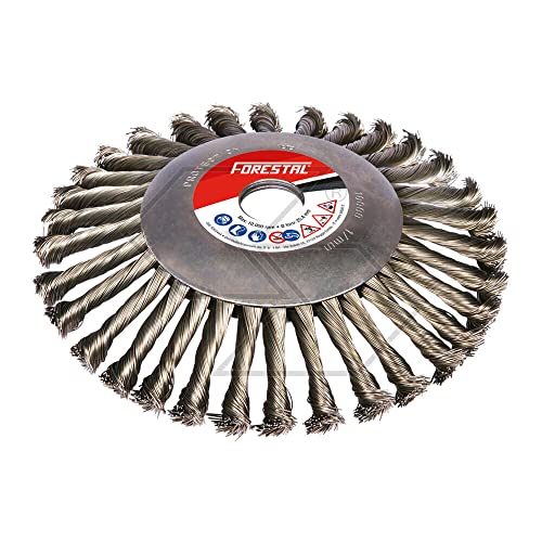 Sabart Testina Decespugliatore Universale Spazzola Per Diserbo Pulizia Spazzola 200 Mm Foro 25,4 Mm Forestal