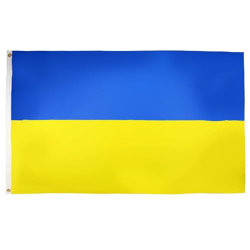 Az Flag Bandiera Ucraina 150X90Cm - Bandiera Ucraina 90 X 150 Cm