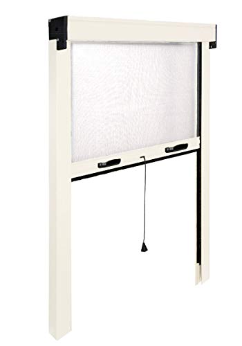 Irs Zv06114017016 Zanzariera Avvolgibile Verticale, Bianco