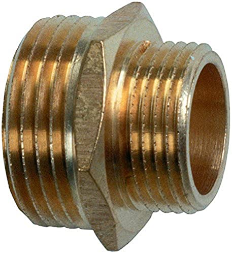 Cornat Valvole E Connessioni Bleil – Raccordo Bicono In Ottone, Filettatura Esterna 1 + 3/4 Pollici, Riduzione Filettatura, Multicolore