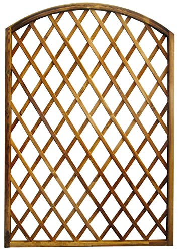 Lasa Pannello Grigliato Impregnatio In Legno Di Pino Pesante Arco 90X90 Cm - Cornice 3,5X3,5 Cm