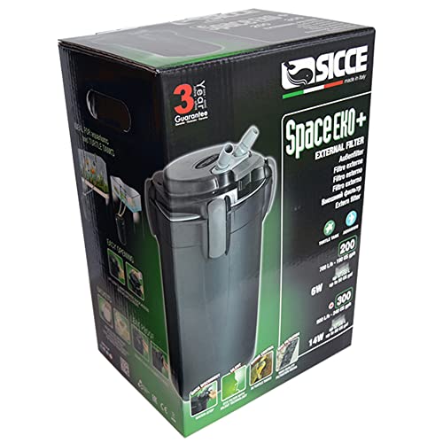 Sicce Space Eko+ 300 Filtro Esterno Per Tartarughiere E Acquario