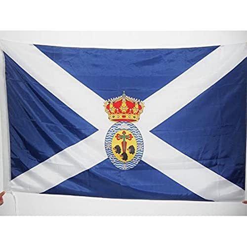 Az Flag Bandiera Santa Cruz De Tenerife 150X90Cm - Bandiera Isole Canarie 90 X 150 Cm Foro Per Asta