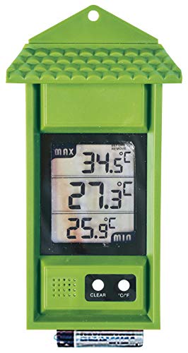 Verdemax 4467 - Termometro Digitale (Cm 8X3X15), Colore: Verde
