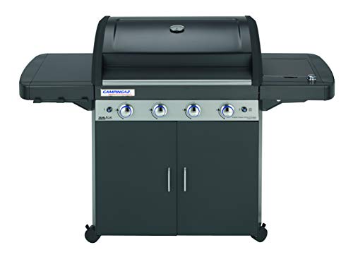 Campingaz 4 Series Ls Plus Dual Gas Barbecue Con 2 Grill, 4 Bruciatori In Acciaio Inox E 1 A Lato