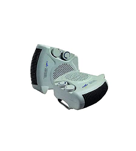 Syntesy Cdf01580 Stufa Termoventilata, 2 Posizioni Con Termostato, Bianco, 24X9X23 Cm