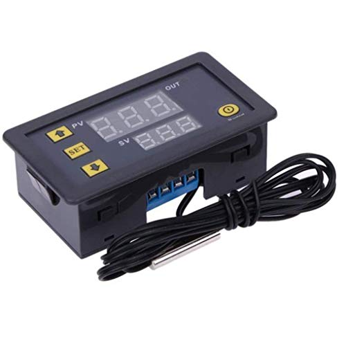 Arceli 12V 20A W3230 Lcd Digital Thermostat Temperature Controller Meter Regulator High Temp Alarm
