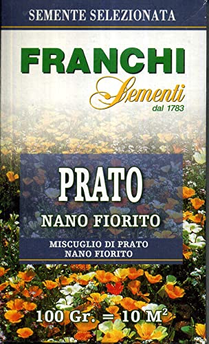 Franchi Sementi Prato Nano Fiorito Confezione Da 100 Grammi