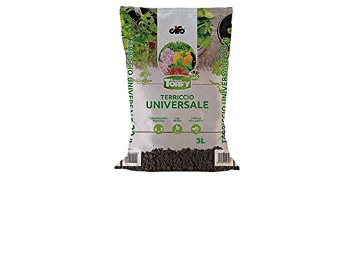 Cifo Linea Torfy, Terriccio Universale 3 Lt, Concimazione Bilanciata, Con Perlite, Torbe Di Alta Qualità.