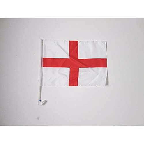 Az Flag Bandiera Per Auto Inghilterra 45X30Cm - Bandierina Da Auto Inglese 30 X 45 Cm