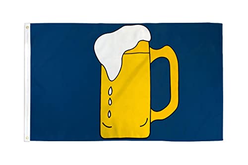 Az Flag Bandiera Birra 90X60Cm - Bandiera Bar 60 X 90 Cm