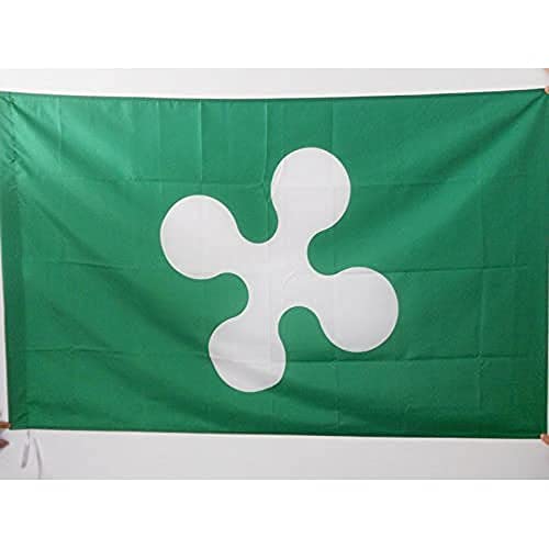 Bandiera Lombardia 90X60Cm - Bandiera Lombarda - Regione Italia 60 X 90 Cm Foro Per Asta - Az Flag