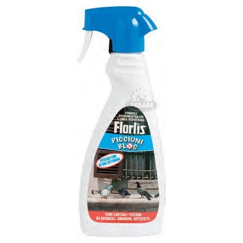 Flortis Allontana Repellente Disabituante Piccioni Bloc 500Ml