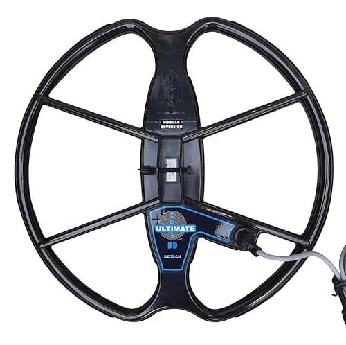 Detech Piastra Dd Ultimate 15" Per Minelab Sovereign Metal Detector Impermeabile 38 Cm