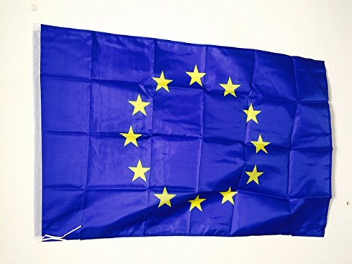 Az Flag Bandiera Europa 90X60Cm - Bandiera Unione Europea – Ue 60 X 90 Cm Foro Per Asta