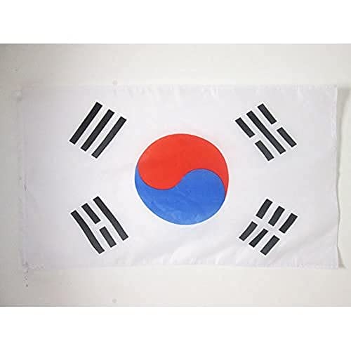 Bandiera Corea Del Sud 150X90Cm - Bandiera Sudcoreana 90 X 150 Cm Per Tifosi - Az Flag