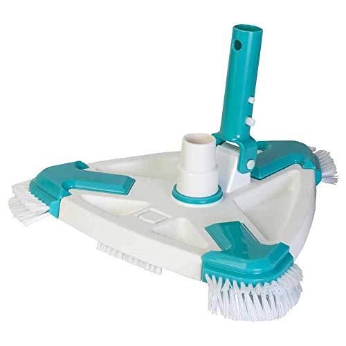 Gre 40016N - Puliscifondo Manuale Da Piscina, Triangolare Rotativo