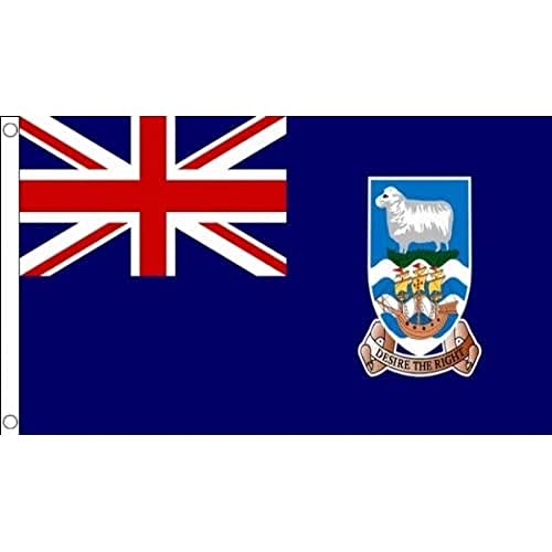 Az Flag Bandiera Isole Malvine 90X60Cm - Bandiera Delle Isole Falkland - Maluine 60 X 90 Cm
