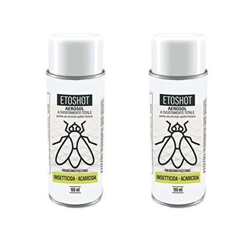 Colkim Etoshot Insetticida 2 Unità | Anti Formiche E Altri Insetti Automatico | Anti Cimici, Anti Blatte, Anti Zanzare | Insetticida Acarida