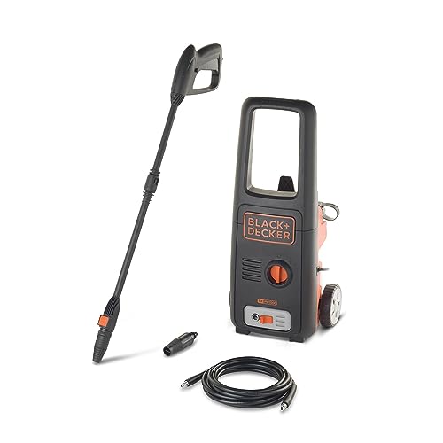 Black+Decker Idropulitrice Ad Alta Pressione Bxpw1500E, 1500 W, 120 Bar, 390 L/H