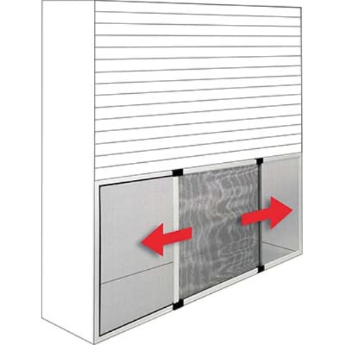 Effe Zanzariera Finestra Estensibile Allum Bianco Fibra Vetropvc Cm 5092 H.Cm 40