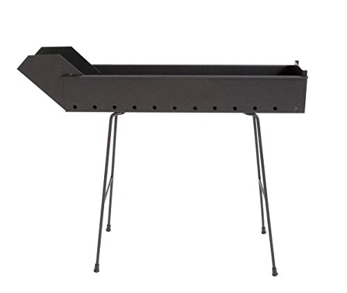Cruccolini Ba13 Barbecue Arrosticini A Carbone, Nero, 71X13X51 Cm