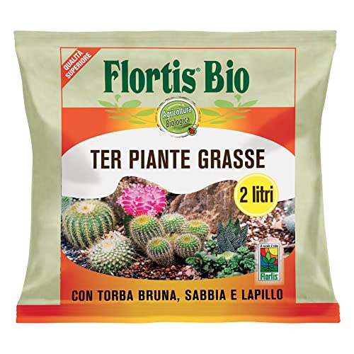 Flortis Terriccio Per Piante Grasse 2L Cura Piante Interno Esterno