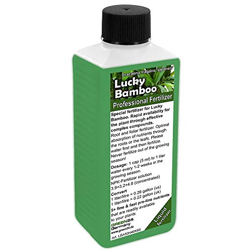 Lucky Bamboo Fertilizzante Liquido, Nutrimento, Concime Per Piante Npk Per Dracaena Braunii, Dracaena Sanderiana, Bambù Della Fortuna, Bambù A Spirale