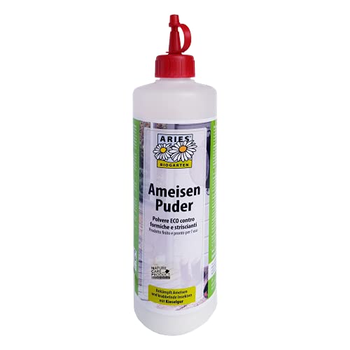 Polvere Contro Formiche E Striscianti, 100% Di Terra Di Diatomee, Controllo Formiche Al 100% Ecologico, Naturale, Ameisenpuder, 100Gr, Aries,