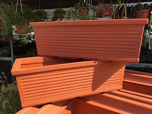 Monacis Fioriera Millerighe Da 100Cm (Terracotta)