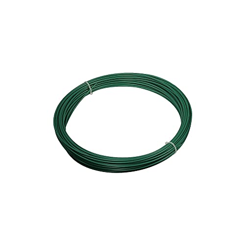 Verdelook Matassa Plast, Filo Di Ferro Plastificato, Diametro 1.3 Cm Lunghezza 20 M, Verde