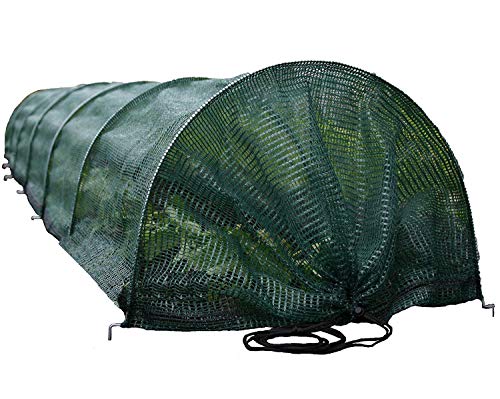 Haxnicks Gtun030101 - Rete A Tunnel Gigante Per Piante Più Grandi, Pronta All'Uso, Pieghevole, Design A Tunnel Da Giardino, Per Uccelli, Insetti E Con