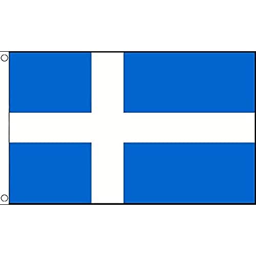 Az Flag Bandiera Isole Shetland 90X60Cm - Bandiera Shetland Islands 60 X 90 Cm