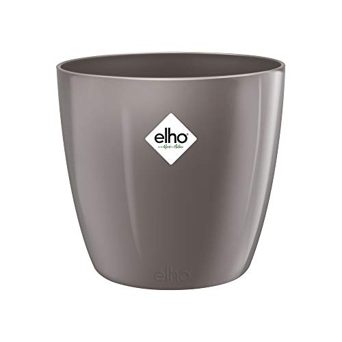 Elho Brussels Diamond Round 16Cm Coprivaso - Grigio Perla