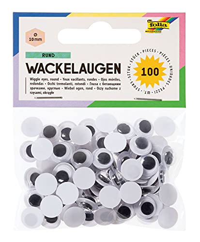 Bringmann 750010 - Occhi, 100 Pezzi, 10Mm